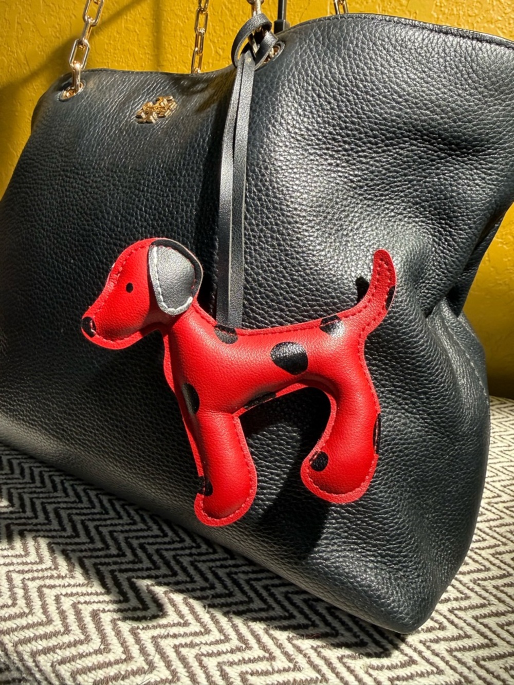 Dalmatian Dog Bag Charm PU Leather Spotted Puppy - Choice of One - Picture 4 of 9